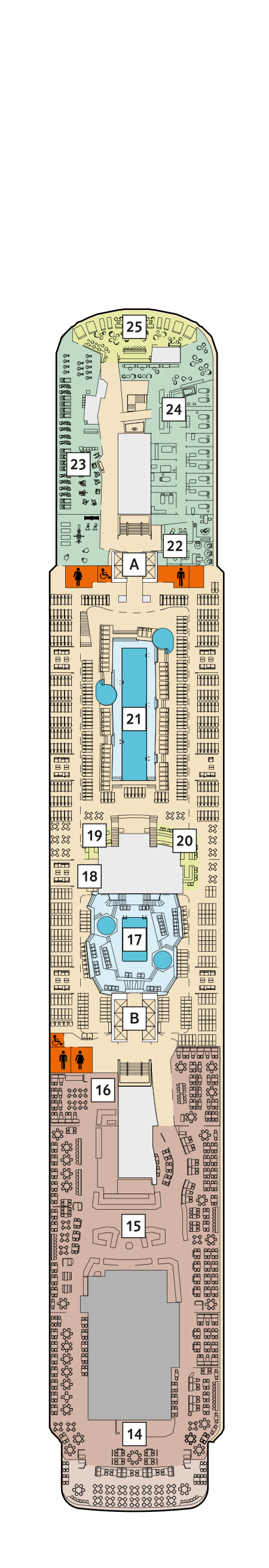 Mein Schiff 3 - TUI Cruises - Deck 12 (Aqua)