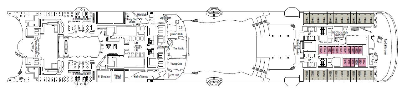 MSC World Europa - MSC Cruises - DECK 19