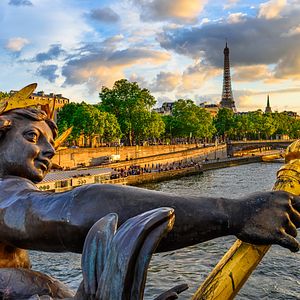 Paris, Seine, Eiffelturm, Frankreich