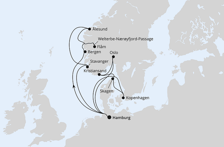 Impression zu AIDA ALL IN Sommer 2027 - AIDAnova - Große Skandinavien-Reise
