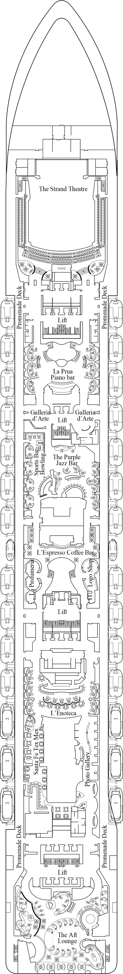 MSC Splendida - MSC Cruises - Deck 7 (Tiziano)