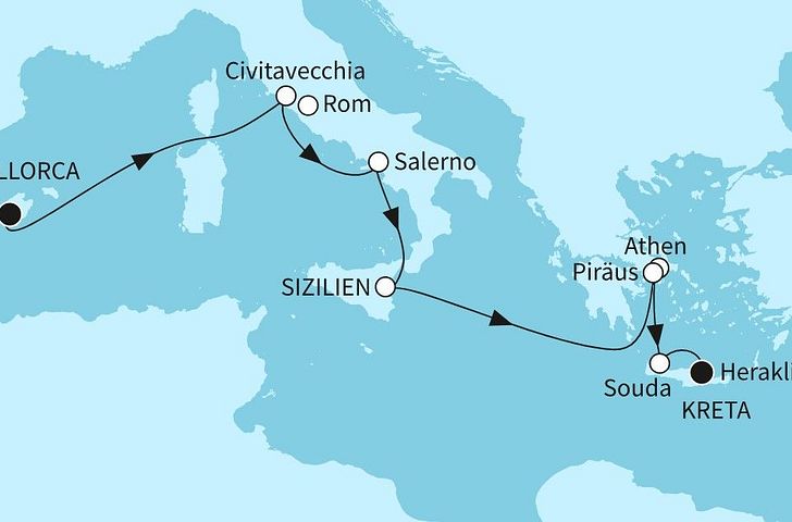 Impression zu Sommer 2027 - Mein Schiff 5 - Griechenland und Bella Italia