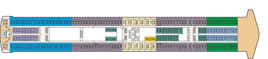 Emerald Princess - Princess Cruises - DECK 14 - RIVIERA