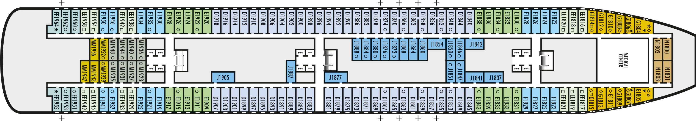 Deck 1 (Dolphin Deck)