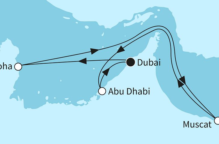 Impression zu Winter 2026/27 - Mein Schiff Flow - Zauber des Orients ab Dubai