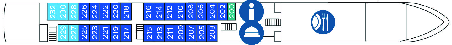 MS RHEIN SYMPHONIE - Nicko Cruises - MITTELDECK