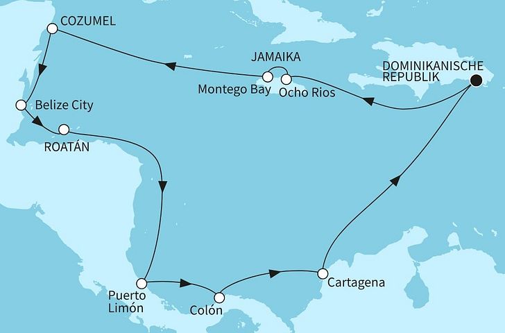 Impression zu Winter 2026/27 - Mein Schiff 1 - Best of Mittelamerika