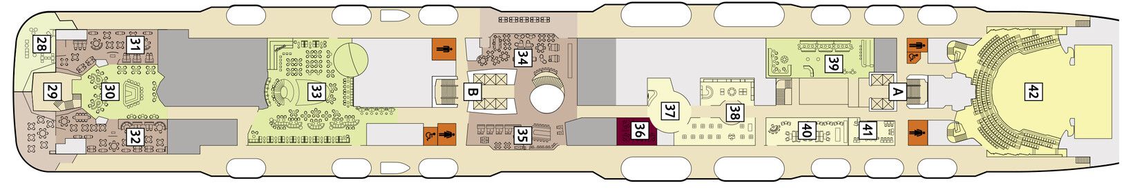 Mein Schiff 3 und 4 Deck 5