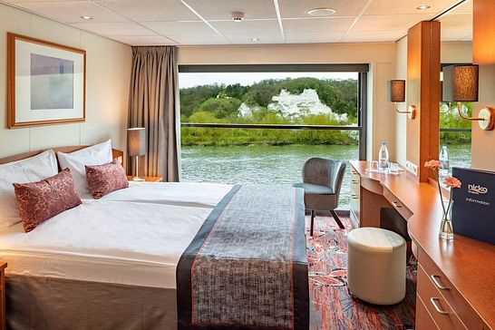 MS SEINE COMTESSE - Nicko Cruises - 2-Bett Deluxe Oberdeck (OL)