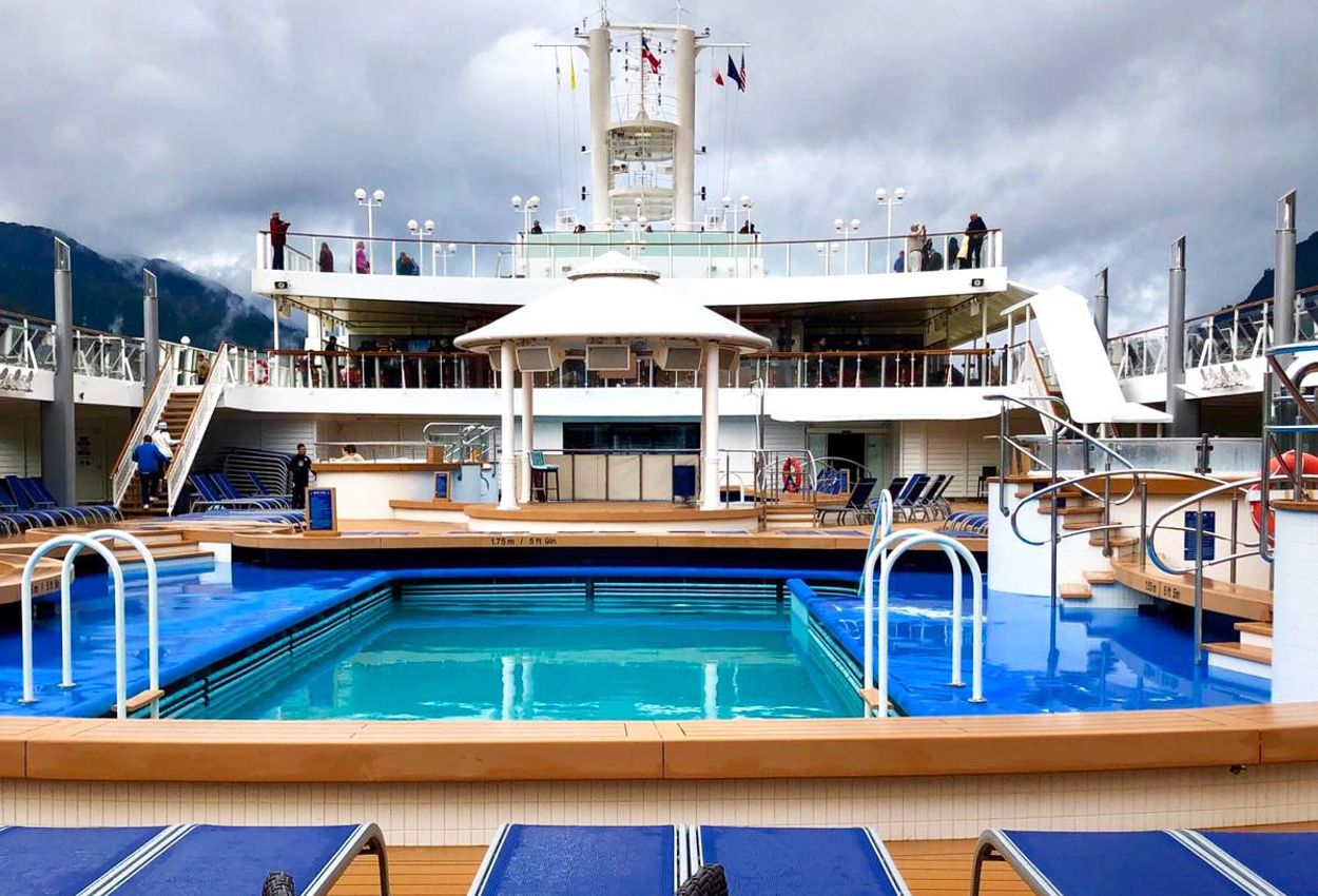 An Deck der NORWEGIAN JEWEL - 