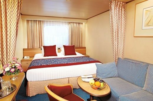 MS Volendam - Holland America Line - Große Meerblick Kabine mit Bullaugen (G)