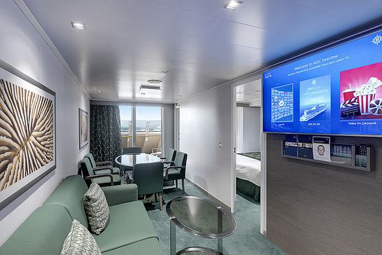 MSC Seaside - MSC Cruises - Grand Suite  mit zwei Schlafzimmern (SD)