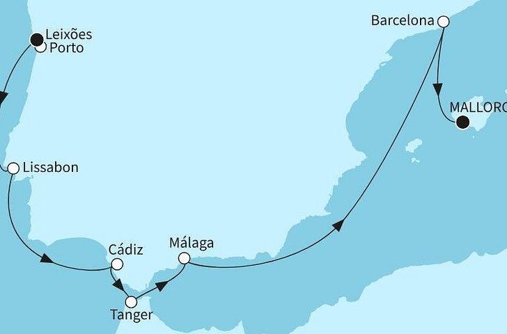 Impression zu Angebot der Woche - Mein Schiff 6 - Das Flair der Iberischen Küsten