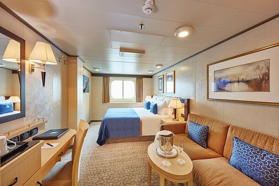 Queen Victoria - Cunard Line - Zweibett außen, Mittschiffs, Deck 1 (EB)