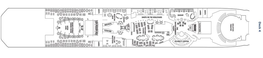 Celebrity Equinox - Celebrity Cruises - DECK 4