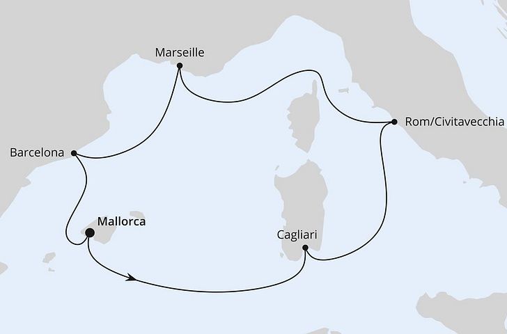 Impression zu Sommerferien 2026 - AIDAcosma - Mediterrane Schätze