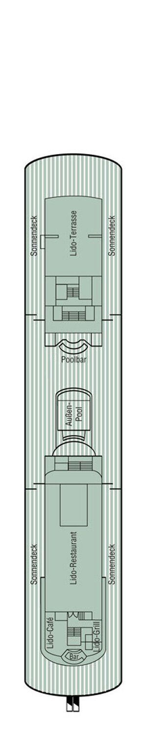 MS Deutschland - Phoenix Seereisen - Deck 9 (Lido)