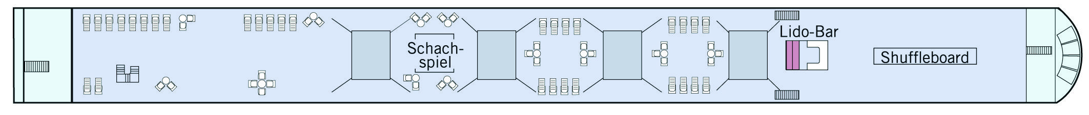 MS Amadeus Silver II - Amadeus Flusskreuzfahrten - SONNENDECK