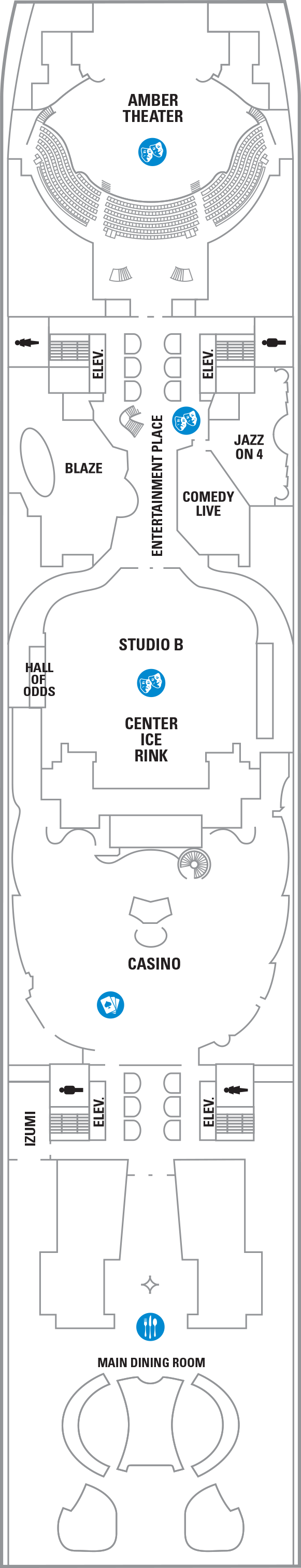 Allure of the Seas - Royal Caribbean International - Deck 4