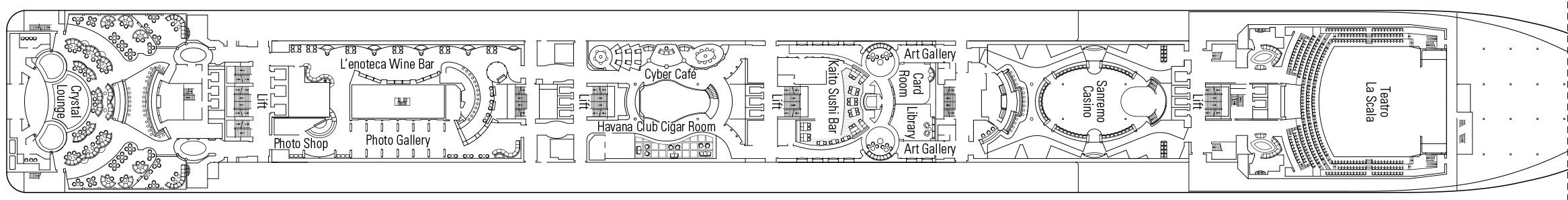 MSC Musica - MSC Cruises - DECK 7 - MAESTOSO