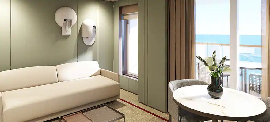 Norwegian Prima - Norwegian Cruise Line - The Haven Familien Villa mit 2 Schlafzimmern und großem Balkon (H6)