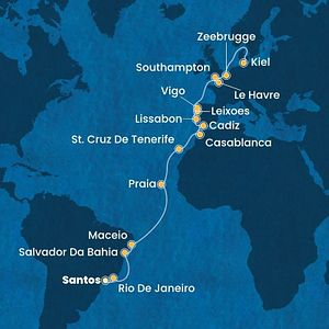 Costa Diadema Mittelmeer