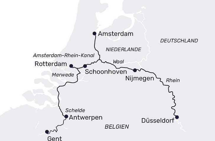 Impressionn zu Plantours Flusskreuzfahrten - Lady Diletta - Höhepunkte der Niederlande & Belgiens