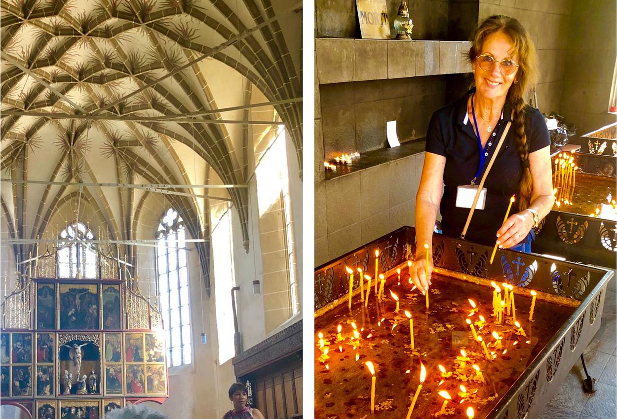 In der Kirchenburg von Biertan