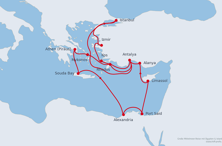 Impression zu AIDA Sommer 2028 - AIDAstella - Mittelmeer mit Ägypten & Istanbul