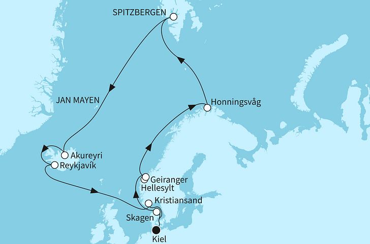 Impressionn zu Sommer 2025 Besttarif - Mein Schiff 7 - Naturwunder Norwegens und Islands
