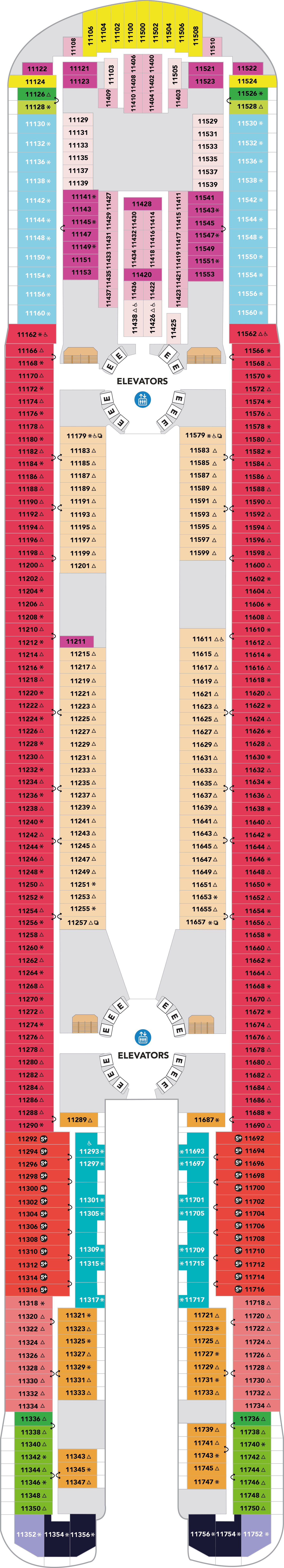 Icon of the Seas - Royal Caribbean International - Deck 11 (Deck 11)