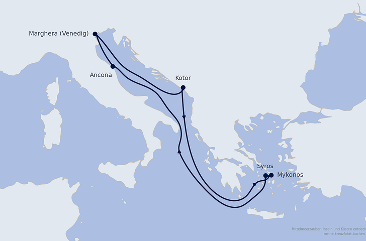 Impression zu MSC Mittelmeer Special - MSC Lirica - Adria mit Syros