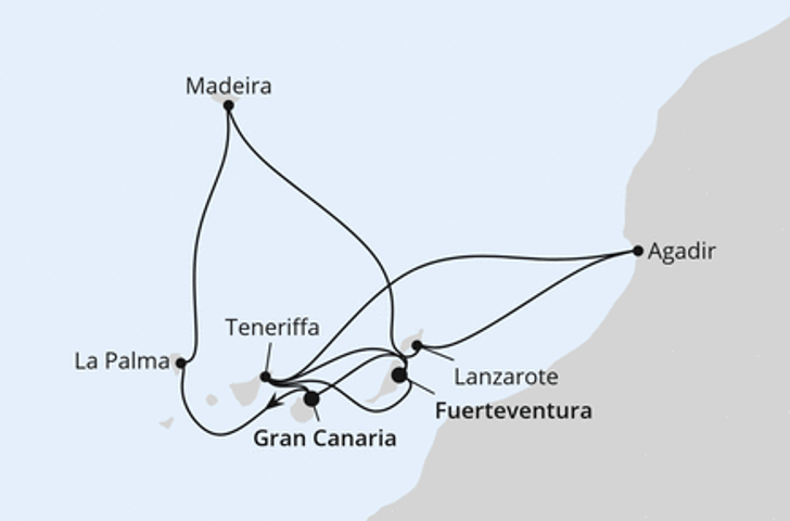 Impression zu Herzklopfen mit AIDAluna - Kanaren, Madeira & Marokko