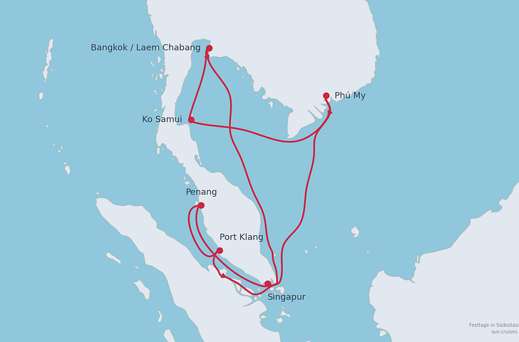 Impression zu Festtagsreisen 2026/27 - Mein Schiff 6 - Südostasien