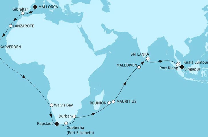 Impression zu Winter 2027/28 - Mein Schiff 6 - Weltentdecker-Route