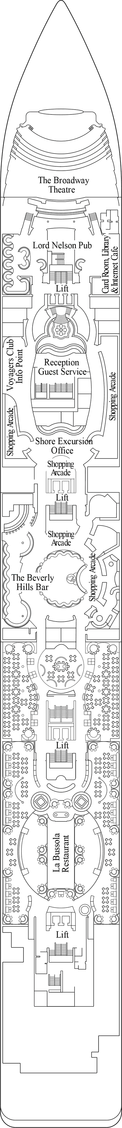 MSC Lirica - MSC Cruises - Deck 5 (Verdi)