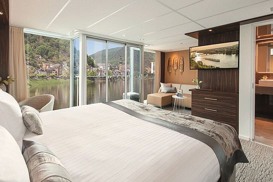 MS Amadeus Queen - Amadeus Flusskreuzfahrten - 2-Bett-Außenkabine,Kategorie Suite,Mozart Deck (SUI)