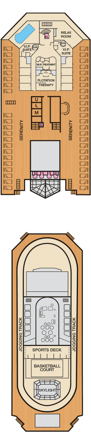 Carnival Splendor - Carnival Cruise Line - Deck 12 (Sun)