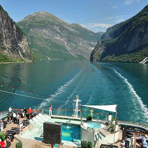 PHOENIX AMADEA GEIRANGERFJORD KIELWASSER