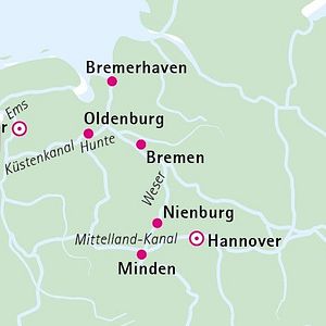 Minden Wasserstraßenkreuz Deutschland 