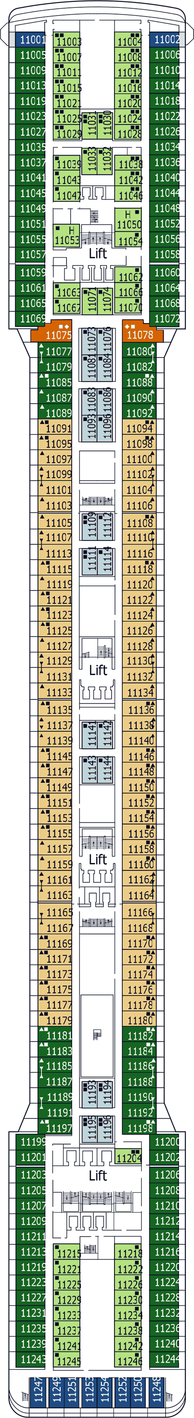 MSC Magnifica - MSC Cruises - Deck 11 (Ischia)