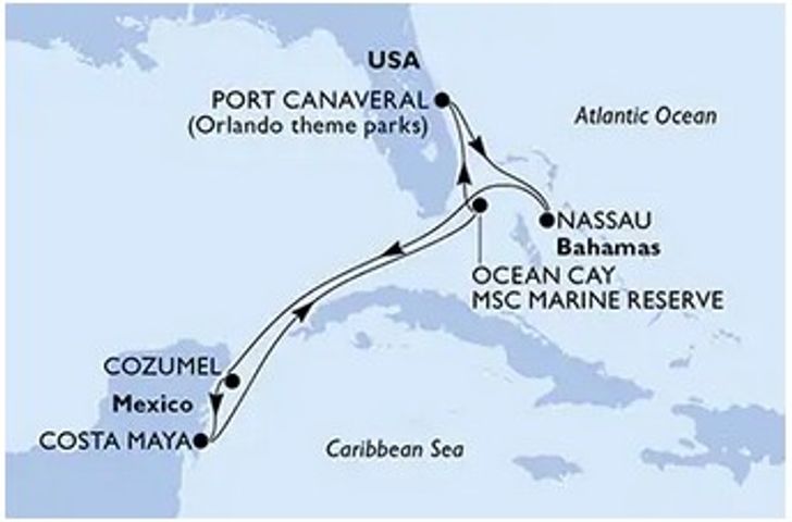 Impressionn zu Sommer 2026 - MSC Seashore - Karibische Entdeckungsreise mit der MSC Seashore