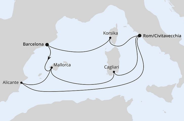 Impression zu AIDA Last Minute - AIDAcosma - Spanien, Frankreich & Italien