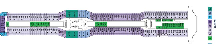 Celebrity Solstice - Celebrity Cruises - DECK 10