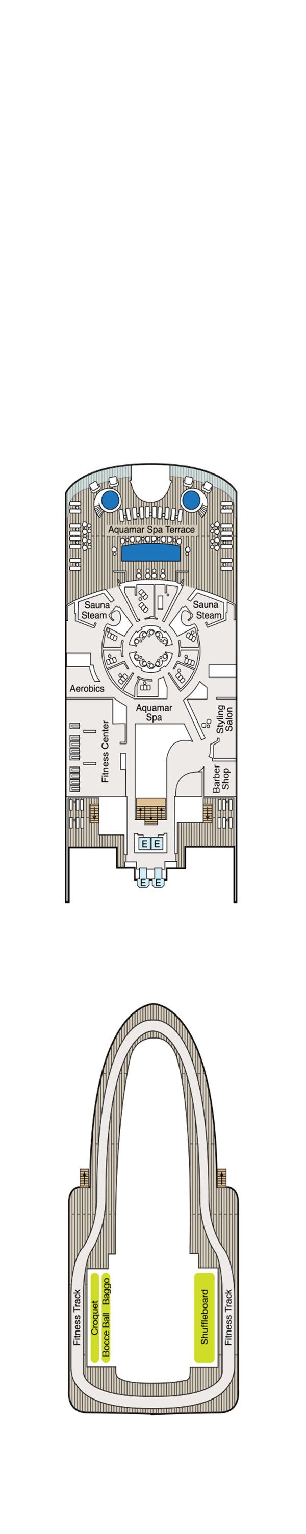 MS Allura - Oceania Cruises - Deck 15 (Deck 15)