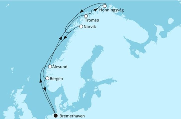 Impressionn zu Winter 2025/26 Besttarif - Mein Schiff 3 - Winterliches Norwegen