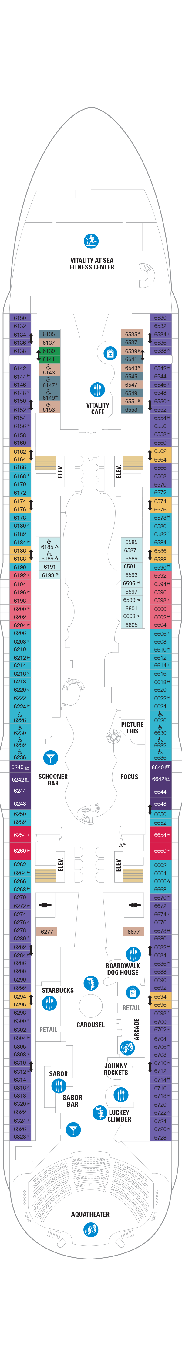 Harmony of the Seas - Royal Caribbean International - Deck 6