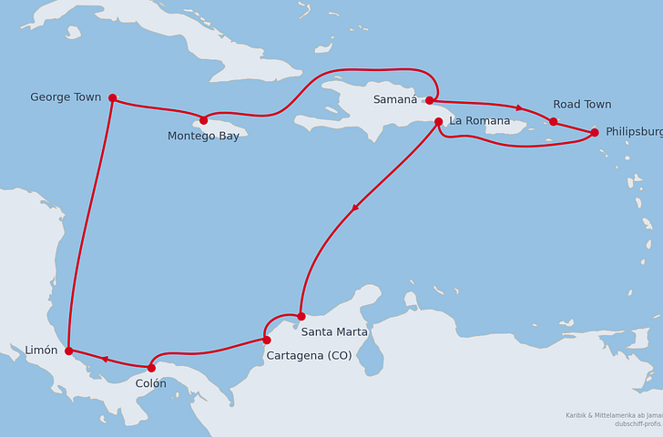 Impression zu AIDA Weihnachten & Silvester 2027/28 - Karibik & Mittelamerika