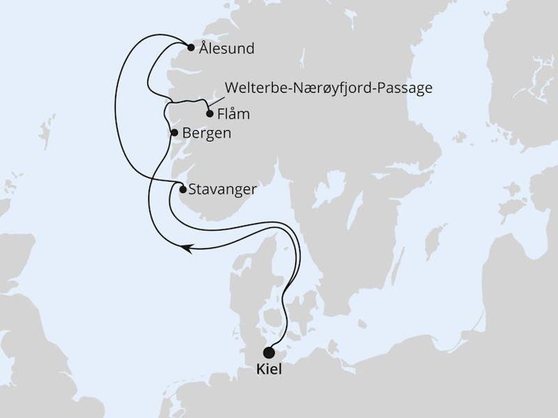 Norwegen ab Kiel