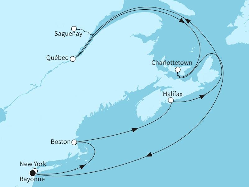 Ostküste der USA und Kanada